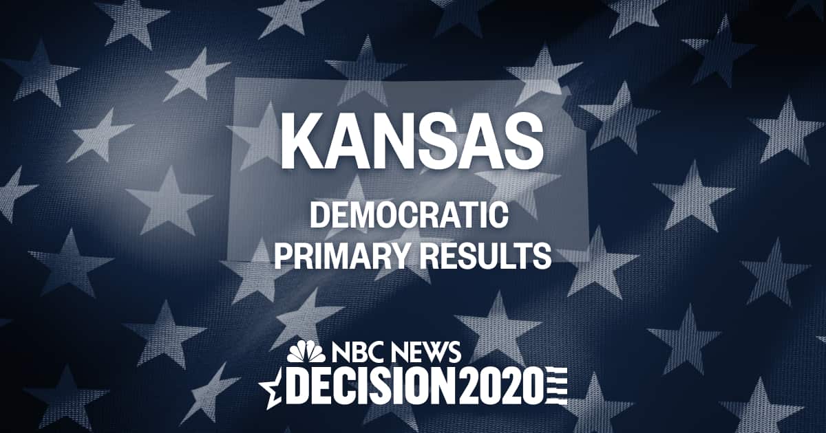 Kansas Primary Results 2020 Live Election Map