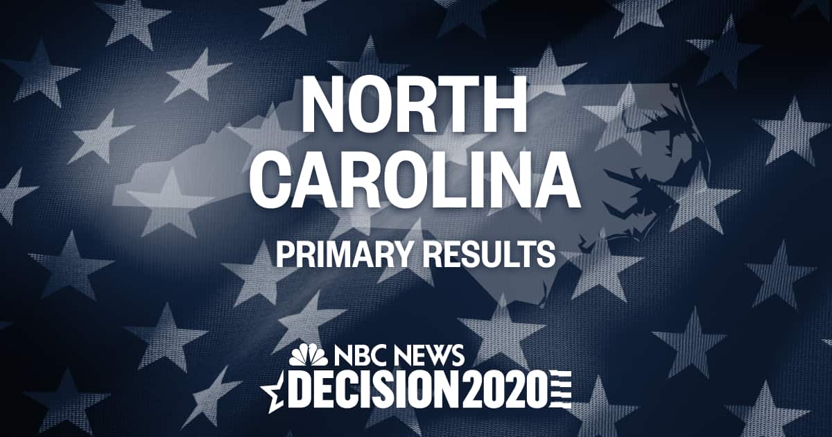 Msnbc Primary Map North Carolina Primary Results 2020 | Live Election Map